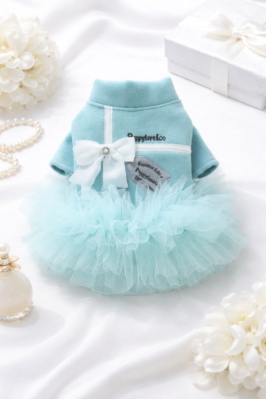 Tiffany Blue Tutu Dog Dress – Petite Princess Edition